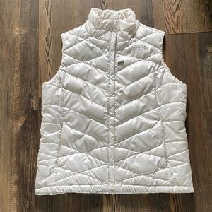 The North Face White Quilted Vest